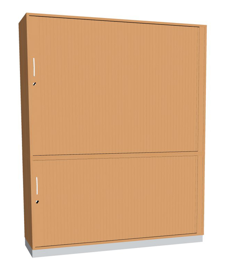 Querrollladenschrank 5 Fächer Serie dataline