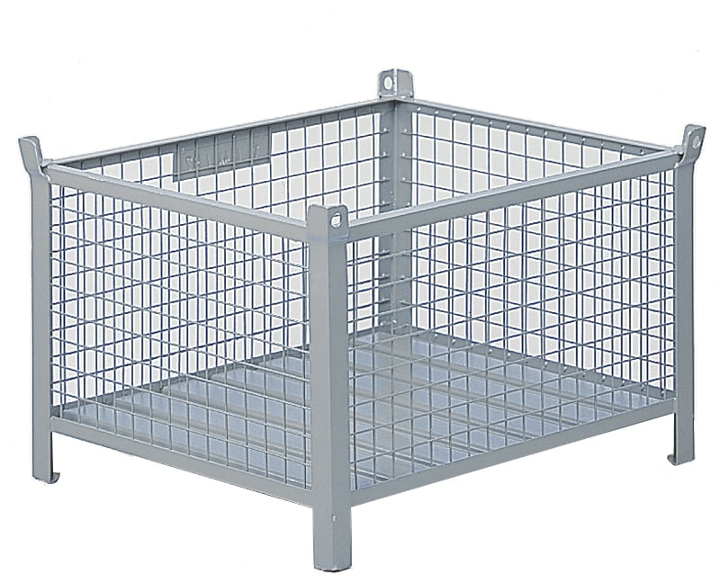 Gitter-Stapelbehälter 1000x800x600mm mit Kranösen