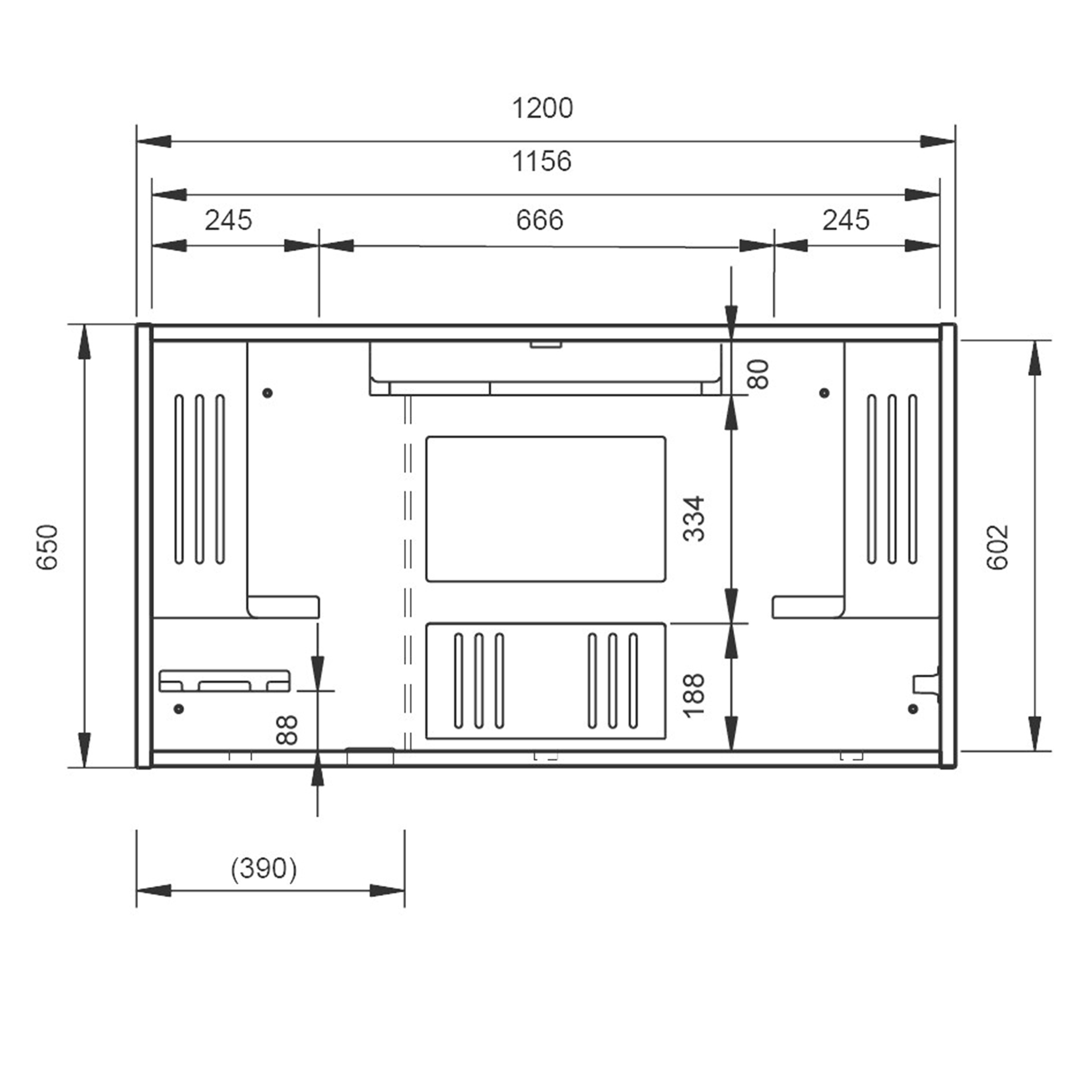 Hammerbacher Wandschreibtisch WALL OFFICE