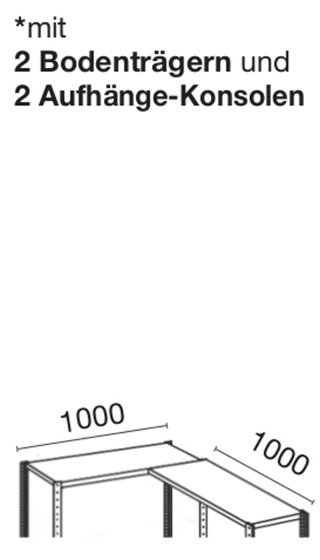 zusätzliche Eck-Stahlböden