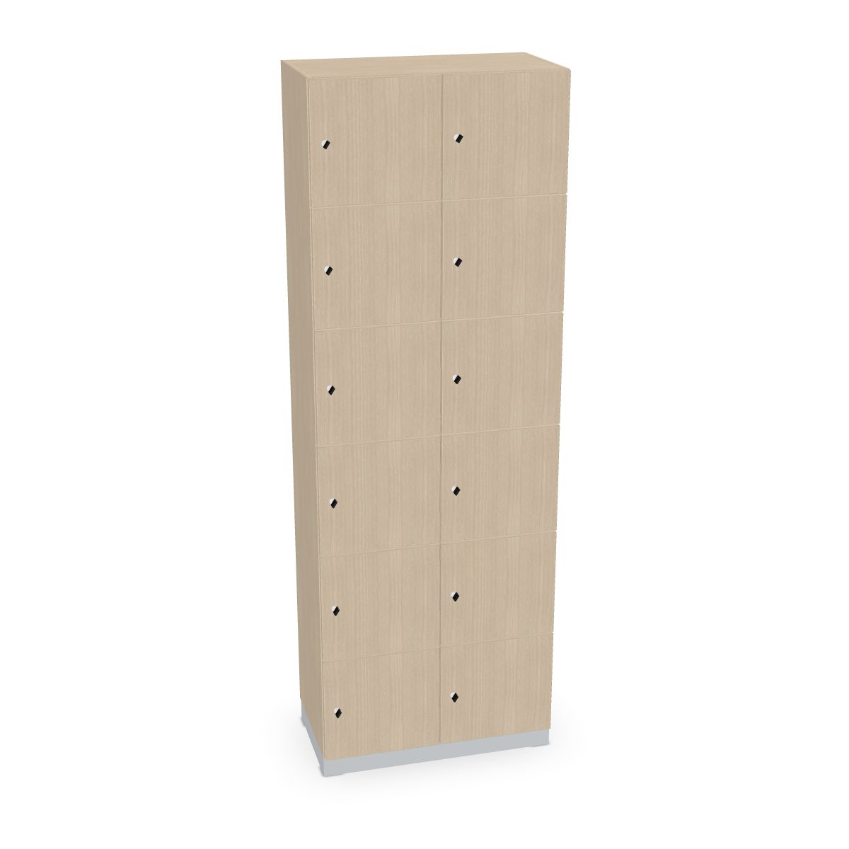 Schließfachschrank 12 Fächer 800mm breit Serie dataline