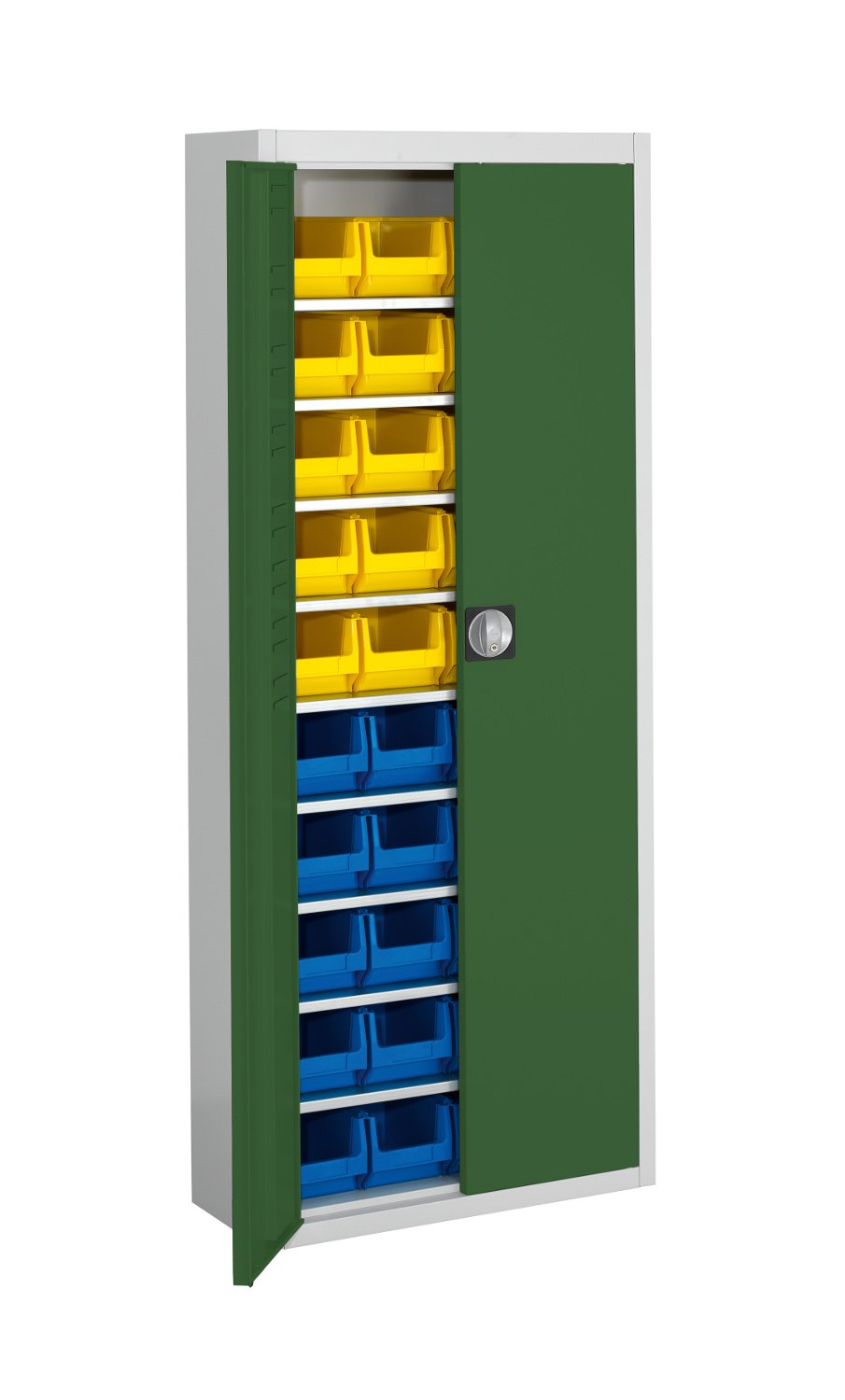 Stahl-Schrank mit Kästen 40 x Gr. 