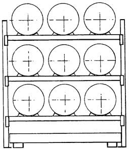 Fass-Kombiregal Typ 9