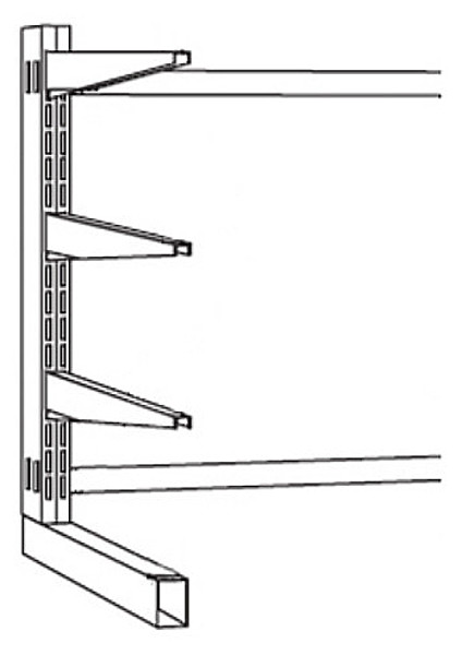 Kragarm-Stahlregal Serie S-KS