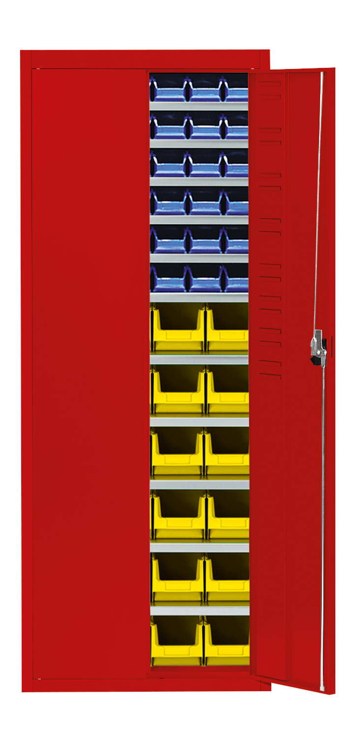 Stahl-Schrank mit Kästen Gr. 4+5