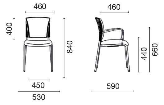 Besuchersessel Shape comfort XT