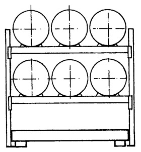 Fass-Kombiregal Typ 4