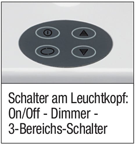 LED-Tischleuchte "MAUL work", dimmbar