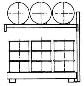 Fass-Kombiregal Typ 5