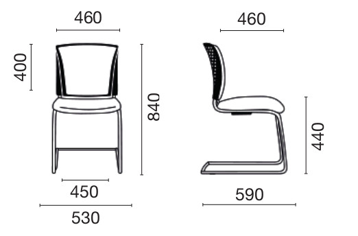 Freischwingersessel Shape comfort XT