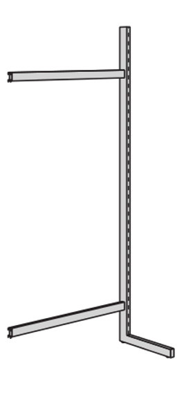 Kerkmann Regalständer einseitig Anbauelement 1000mm Serie K 70-BV