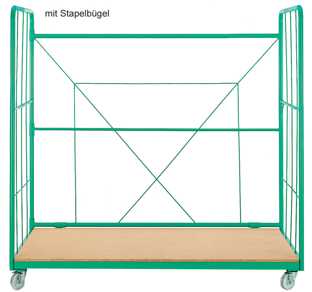 Rollcontainer Typ2002, stapelbar, 1950x1150x2050mm, Tragkraft 600 kg