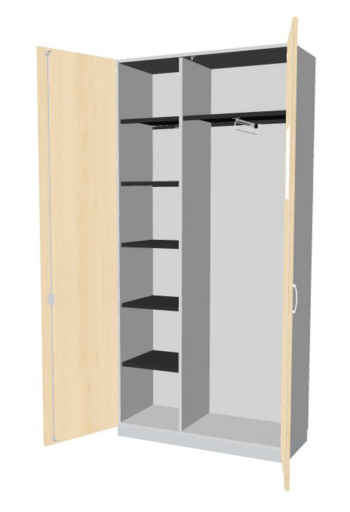 Garderoben-Aktenschrank Serie dataline