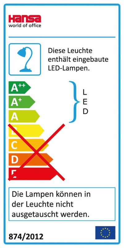 HANSA LED-Tischleuchte E-motion