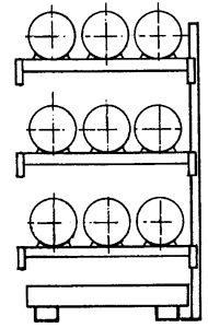 Fass-Kombiregal Typ 8