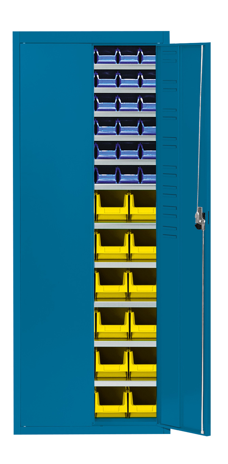 Stahl-Schrank mit Kästen Gr. 4+5