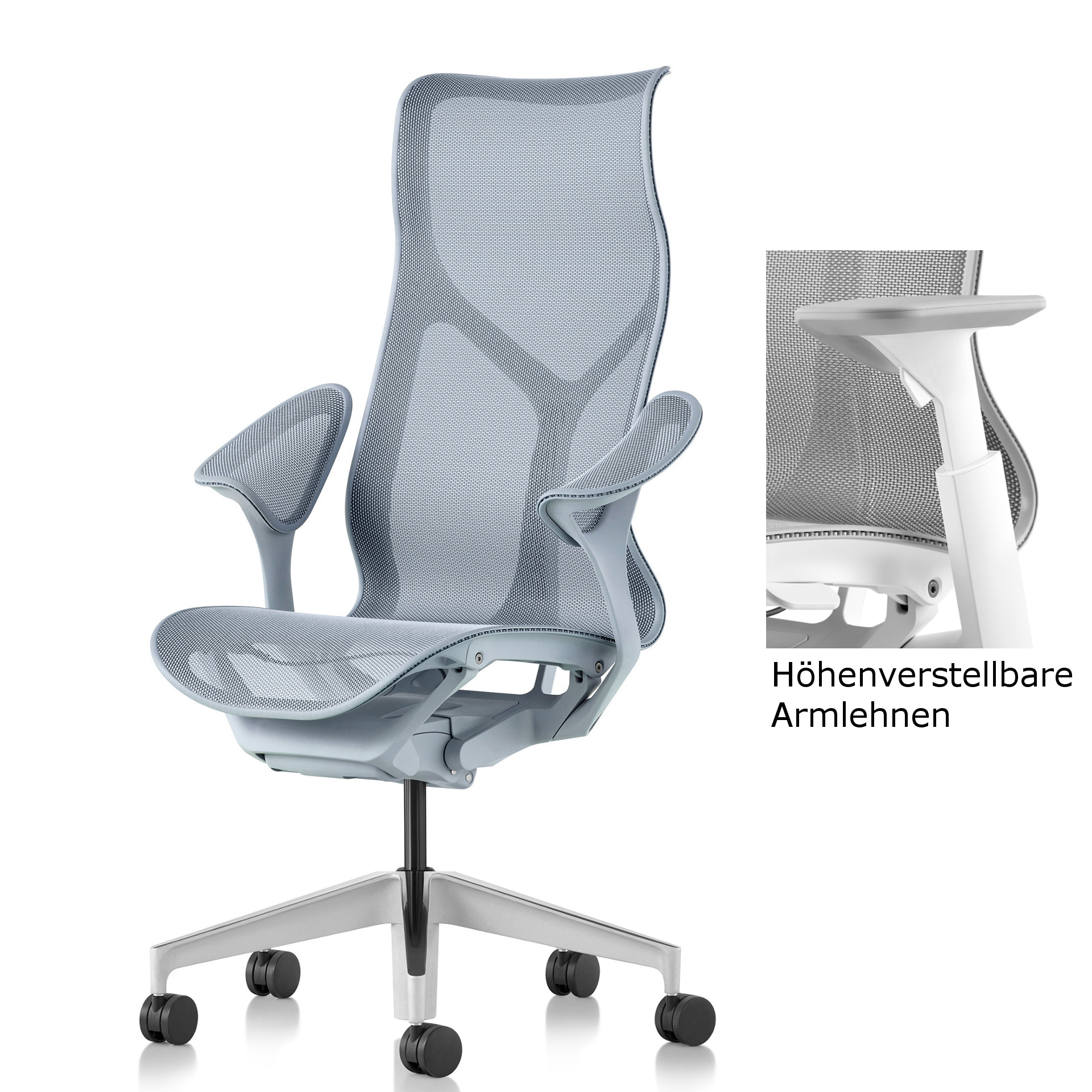 Herman Miller Cosm - Drehstuhl hohe Rückenlehne