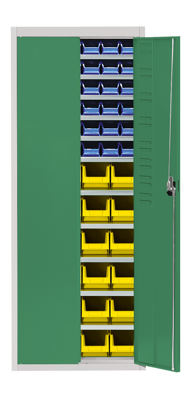 Stahl-Schrank mit Kästen Gr. 4+5