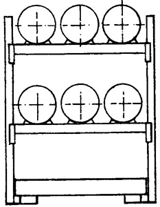 Fass-Kombiregal Typ 3