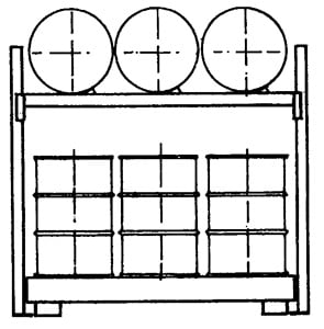 Fass-Kombiregal Typ 5