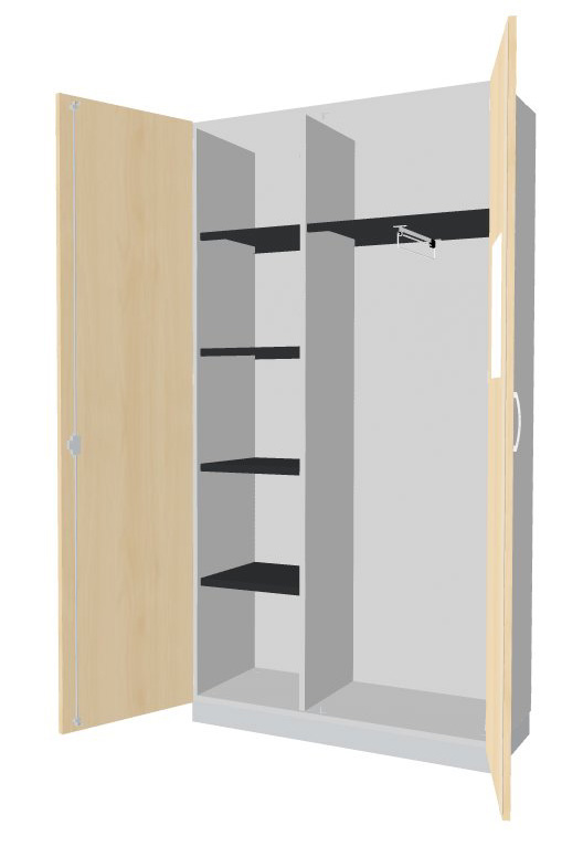 Garderoben-Aktenschrank Serie dataline