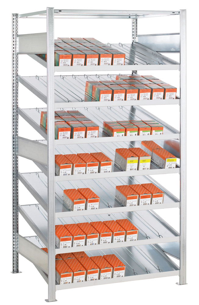 Kanban-Schrägboden-Stahlregal S25-STS