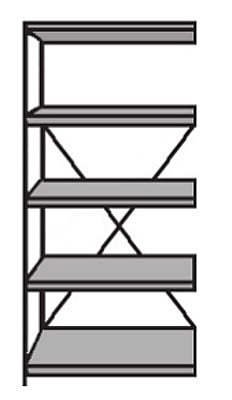 Lager-Regal Bodentragkraft 85 kg Serie S25-STD