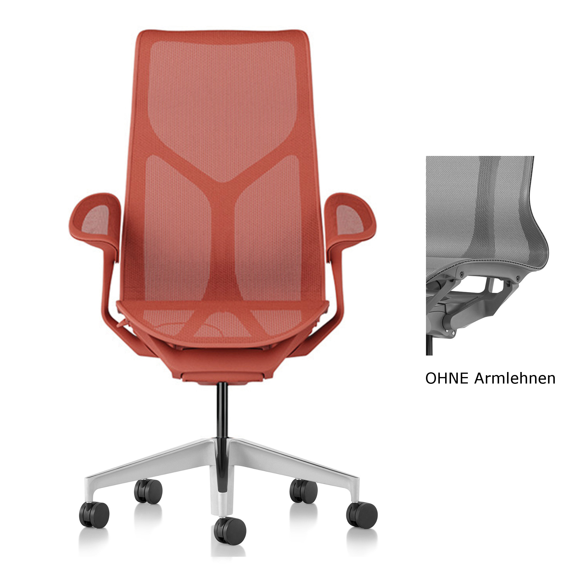 Herman Miller Cosm - Drehstuhl hohe Rückenlehne