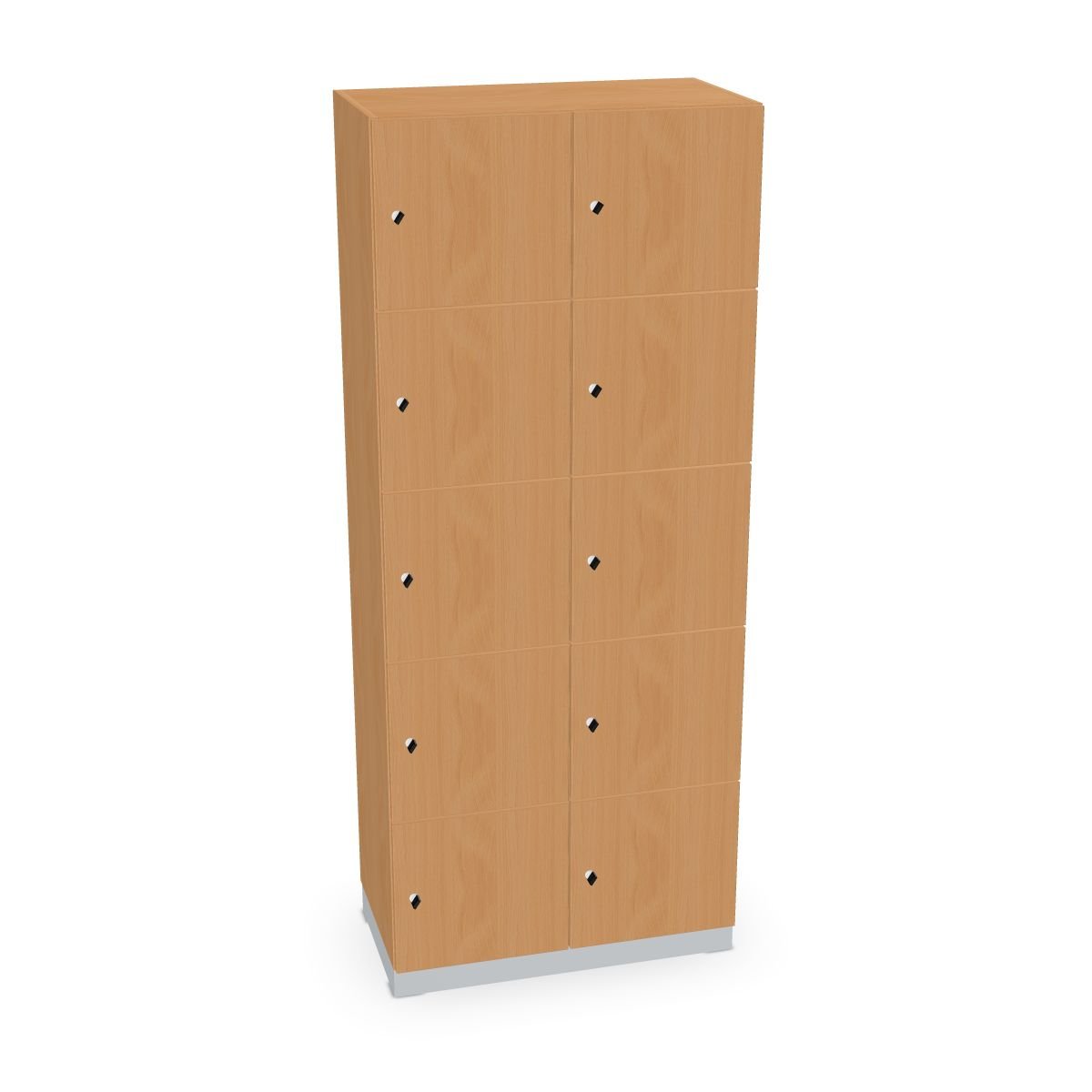 Schließfachschrank 10 Fächer 800mm breit Serie dataline