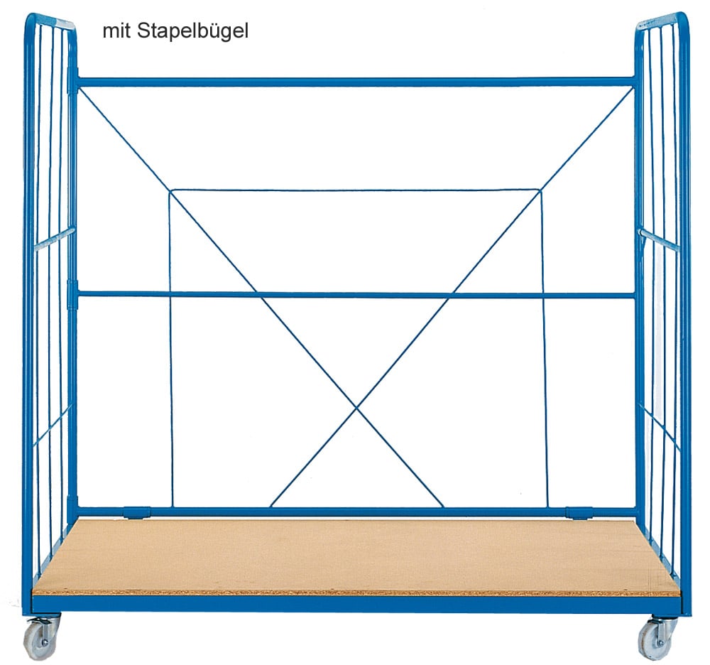 Rollcontainer Typ2002, stapelbar, 1950x1150x2050mm, Tragkraft 600 kg