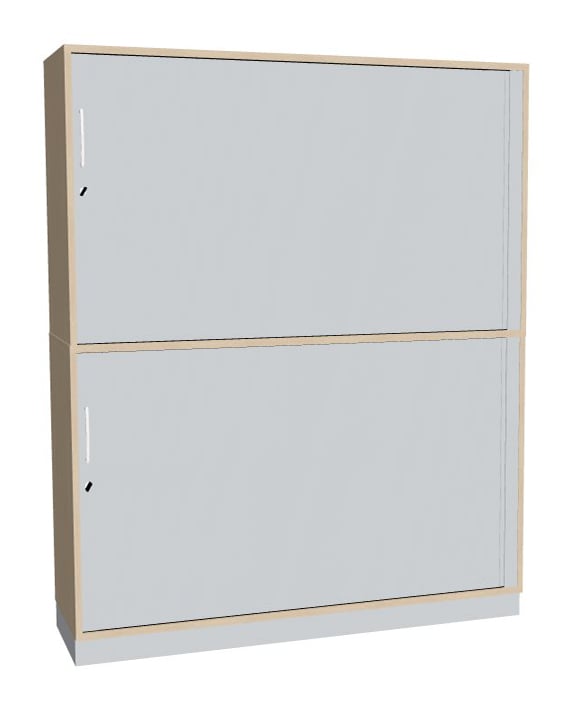 Querrollladenschrank mit 4 Fächern Serie dataline