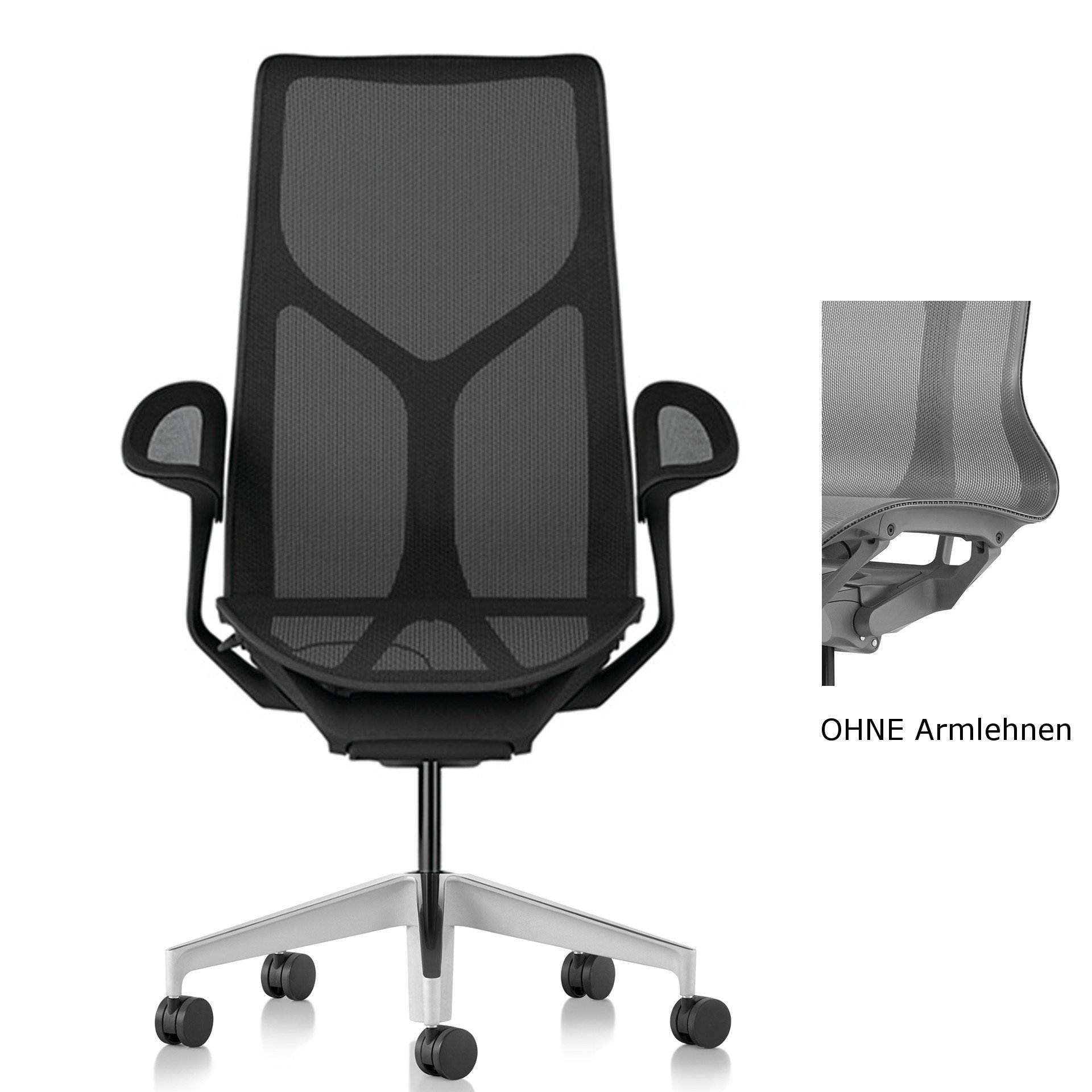 Herman Miller Cosm - Drehstuhl hohe Rückenlehne