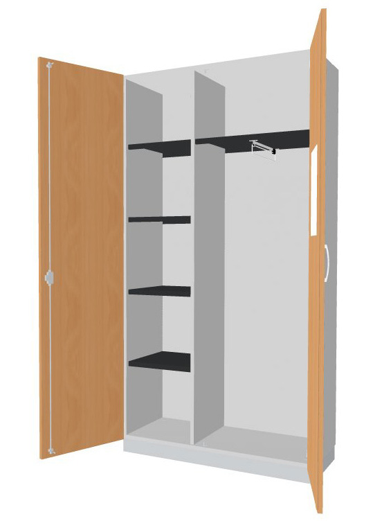 Garderoben-Aktenschrank Serie dataline