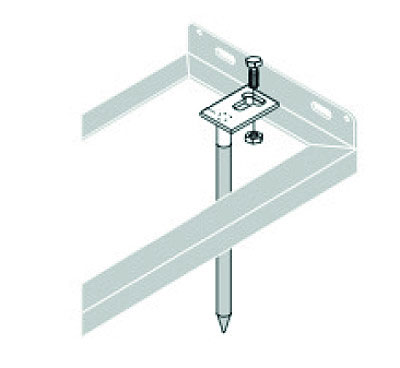 Bodenwinkel für Fahrradständer (2-er Set)