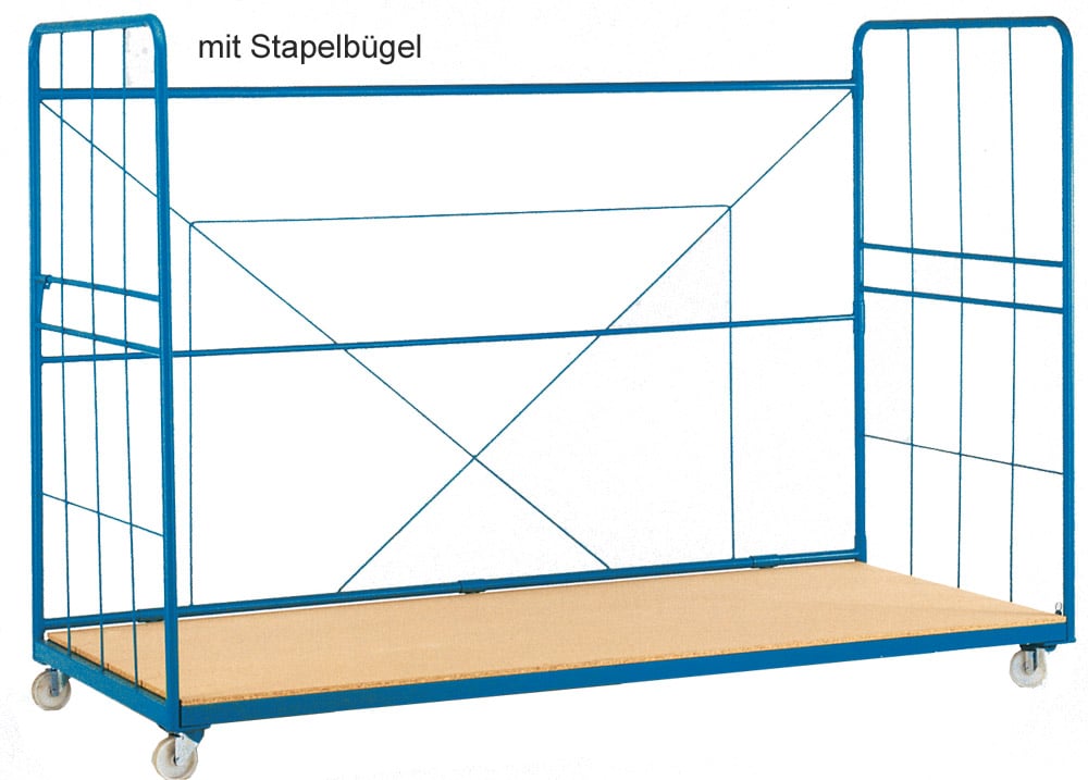 Rollcontainer Typ2702, stapelbar, 2700x1150x2050mm, Tragkraft 600 kg