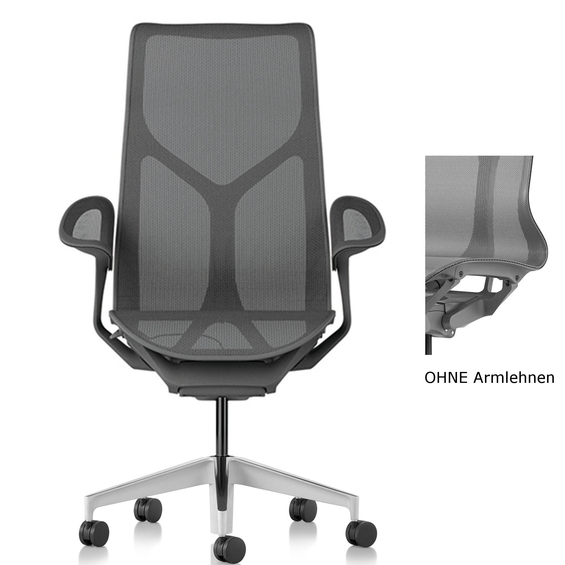 Herman Miller Cosm - Drehstuhl hohe Rückenlehne