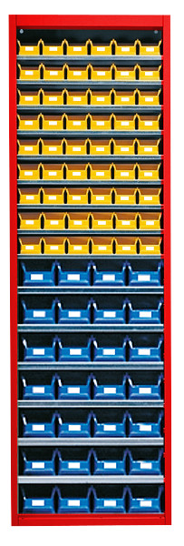 Stahl-Schrankregal mit Kästen Gr. 4+5